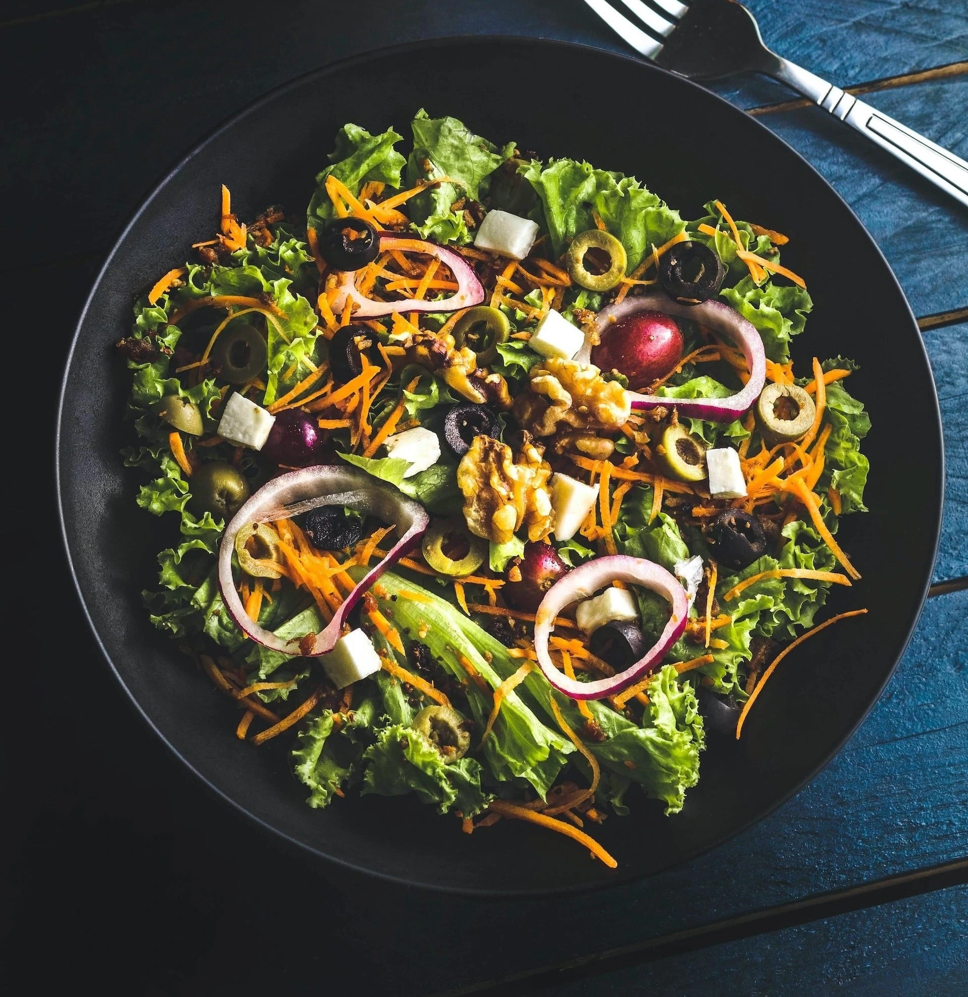 Healthy lunch salad bowl