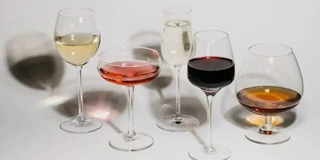 A selection of wines